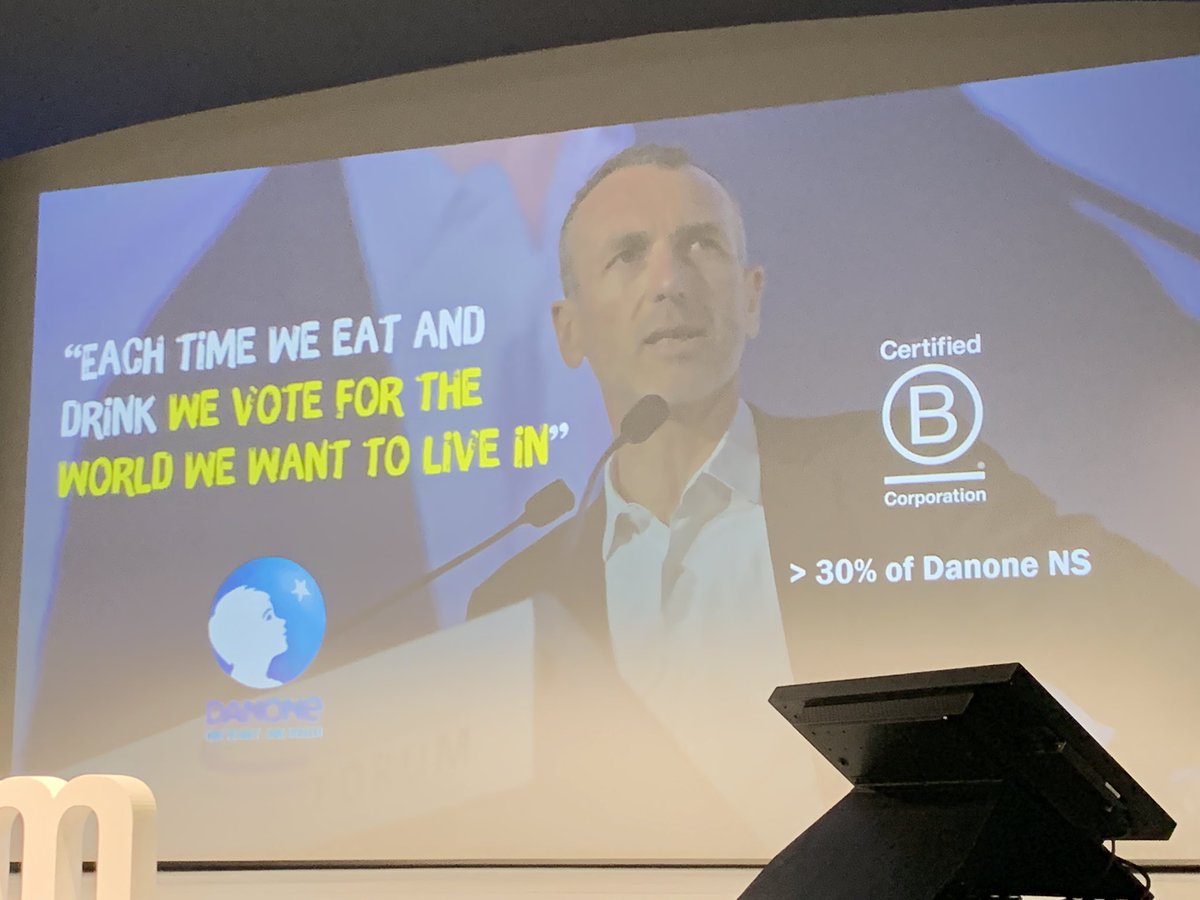 Aurelien_Gohier's tweet image. « Il n’y a pas de projet économique sans projet social » — « Redonner le pouvoir au #consommateur » — « La révolution de l’alimentation » — « Plus de justice sociale » — Les piliers stratégiques de @DanoneFR selon Valérie Hernando-Presse, CMO. Vous en pensez quoi ? #AdetemFactory