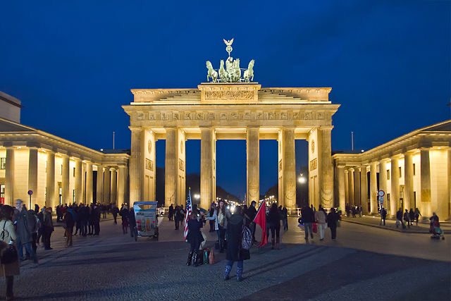 The Brandenburg Gate in Berlin is named for the former capital city of the Margraviate of Brandenburg, as are Johann Sebastian Bach’s Brandenburg Concertos.