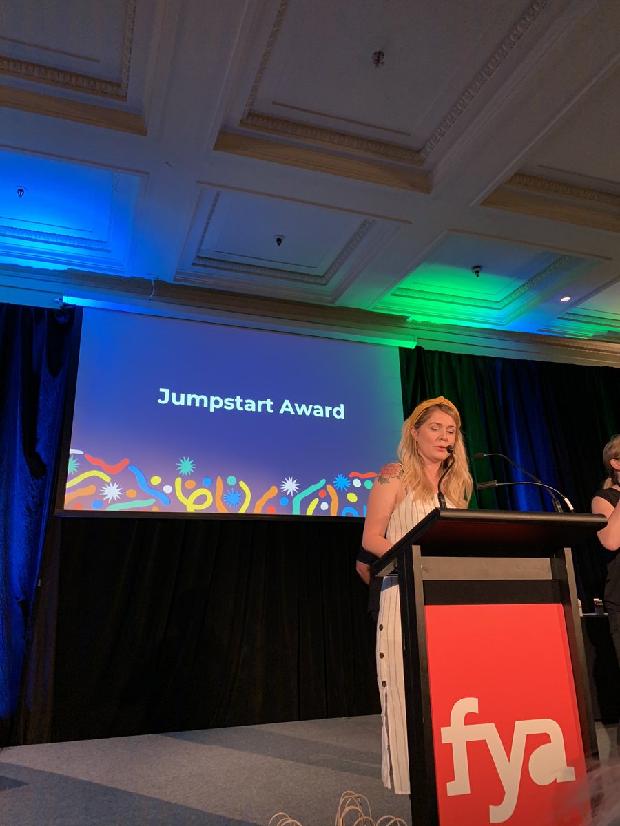 loukaparry's tweet image. The awesome @LoveAndMaths presenting the jumpstart award #unleashedawards @codelikeagirlau