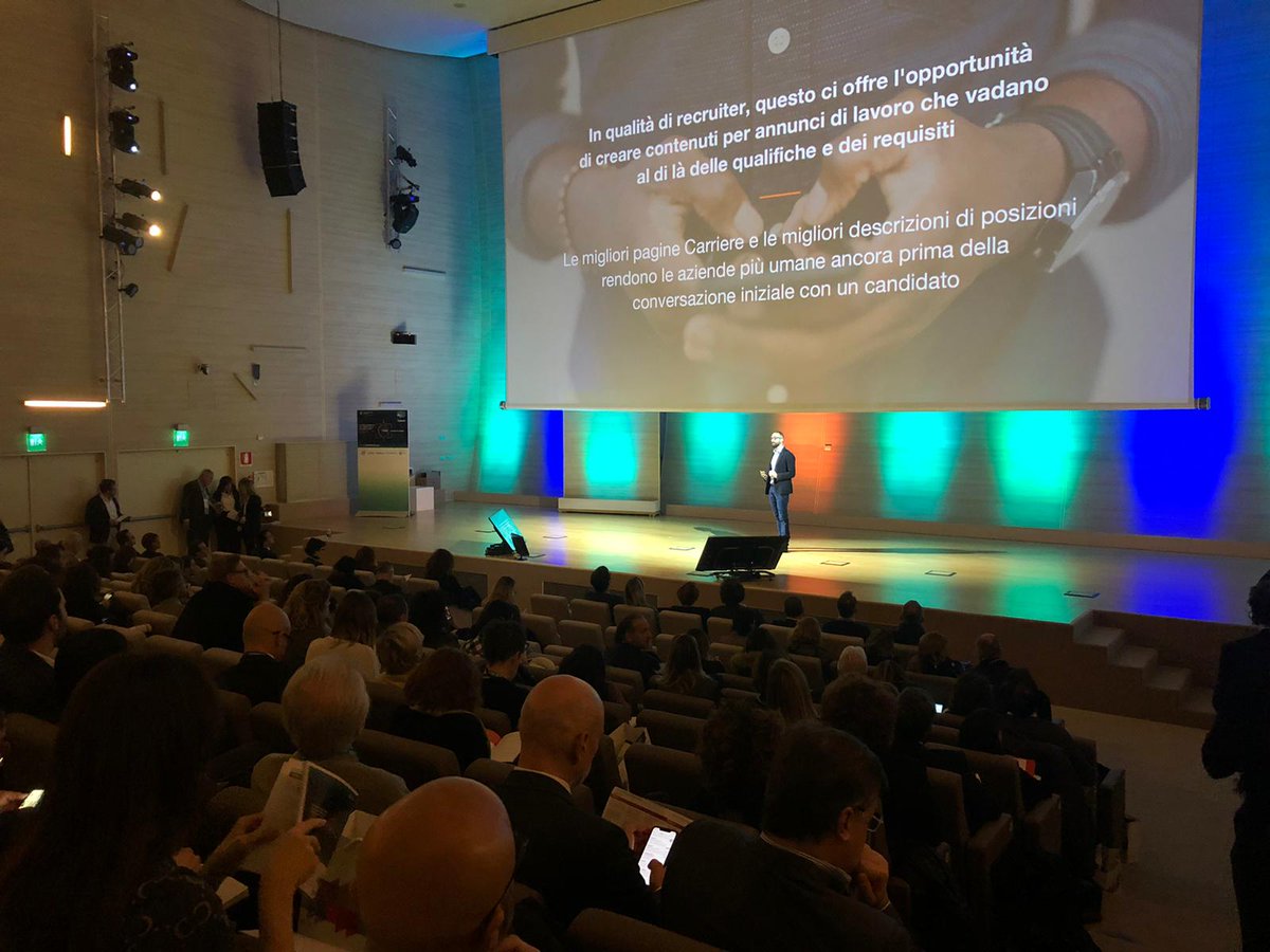 ninjamarketing's tweet photo. Buongiorno! 💡 Oggi siamo al #ForumHR di 
@Com_Italiana pronti a tracciare il futuro del #PeopleManagement https://t.co/FxZlIFdMHa