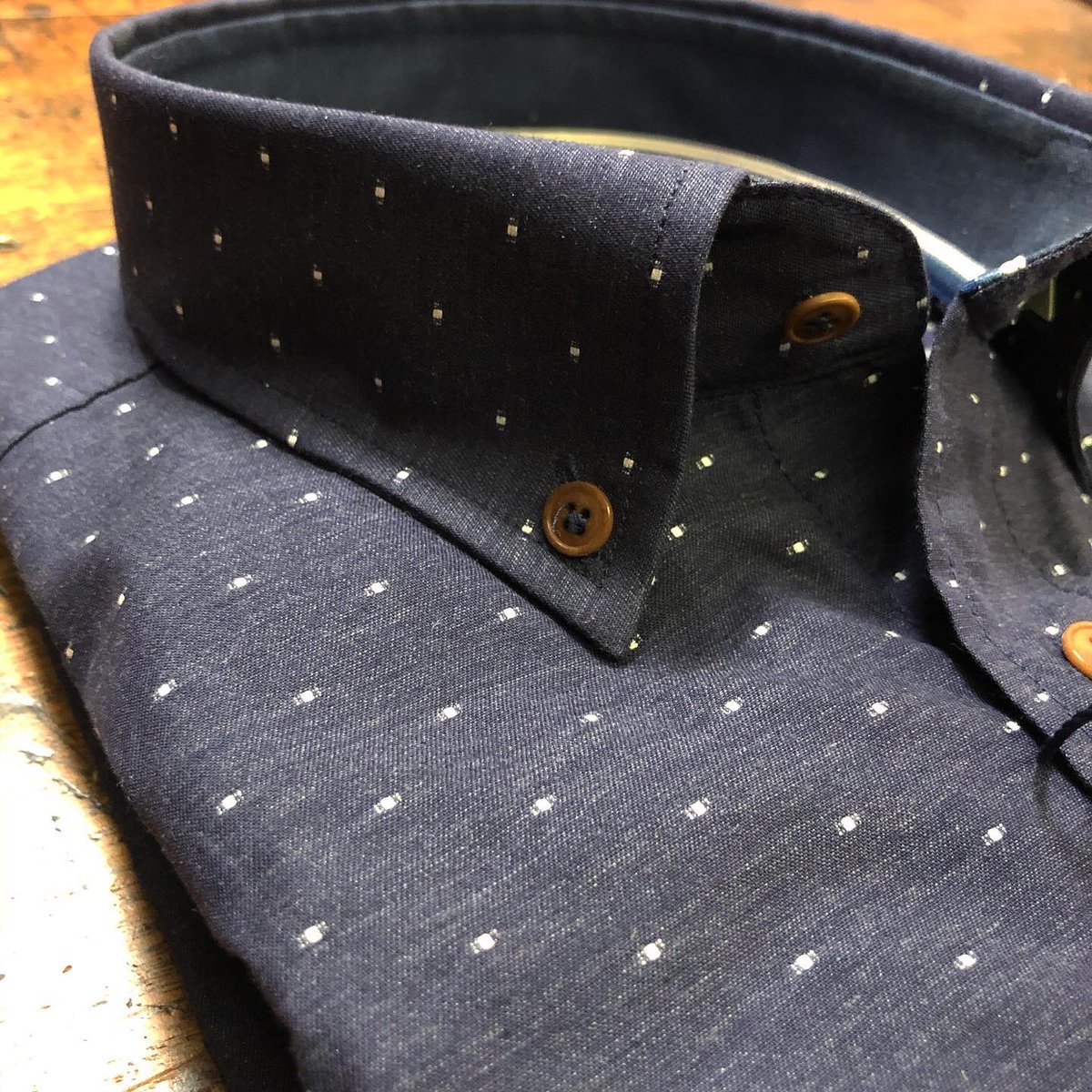 BennettWj's tweet photo. Casual button down shirt from #profuomo #wjbennett #menswear #Mensfashion #dapper #shirt #rye #sussex https://t.co/wTVroX1bib