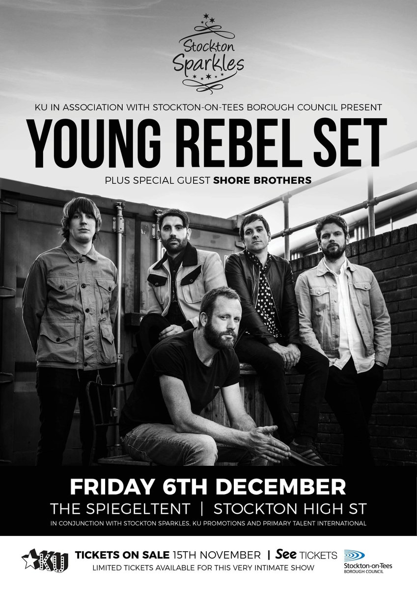 KU STOCKTON (@ku_stockton) on Twitter photo Yesterdays announcement: <a href="/youngrebelset/">Young Rebel Set</a> are set for an intimate warm up on Stockton High Street
Tickets go on sale Friday 9am
🎟 seetickets.com/event/young-re… Yesterdays announcement: <a href="/youngrebelset/">Young Rebel Set</a> are set for an intimate warm up on Stockton High Street
Tickets go on sale Friday 9am
🎟 seetickets.com/event/young-re…