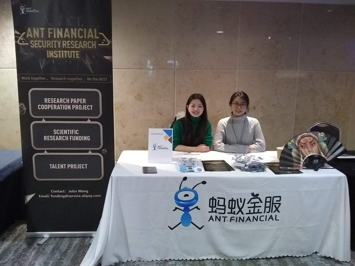 acm_ccs's tweet image. Thanks @AntFinancial and @mysrcofficial for being a Gold Sponsor of #ccs19!