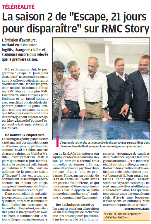 Cindy De Oliveira On Twitter Revue De Presse Rdv Ce Soir A 20h55 Sur Rmcstory Pour Decouvrir La Saison 2 De Escape Les 11 Fugitifs Sont Prets Et Vous