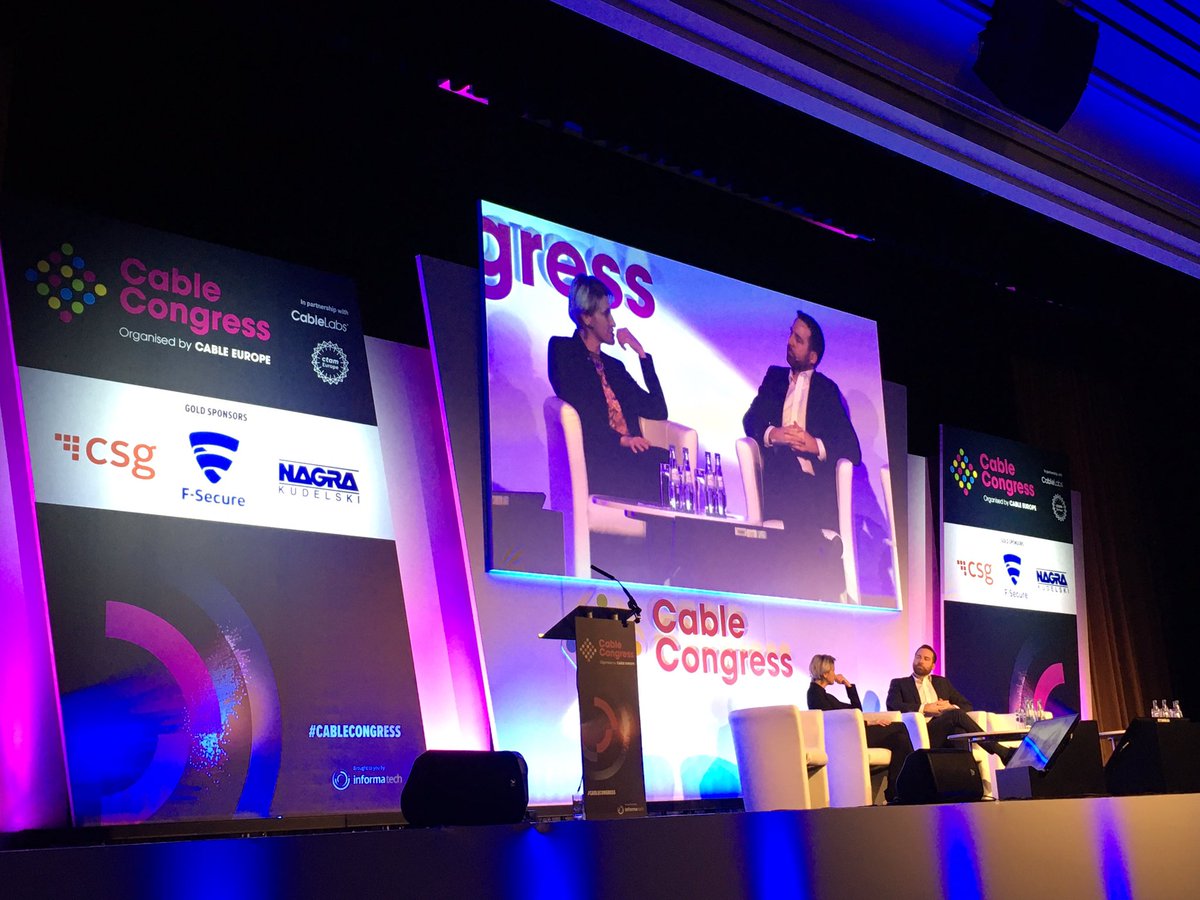 Fantastic interview with @AignerDrews SVP &amp; General Manager, Discovery GSA led by <a href="/DaveKeating/">Dave Keating</a> discussing how there is a place for both OTT and linear TV moving forward #cablecongress