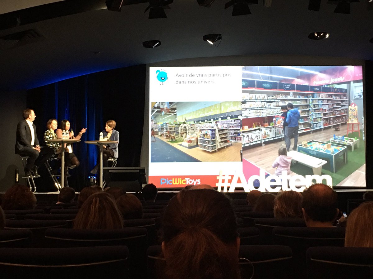PeggyVaugard's tweet image. Table ronde à #adetemfactory : Oser changer son offre avec l’exemple de @PicWicToys qui a osé réduire son offre et transformer ses magasins pour créer de vrais espaces de vie et offrir la meilleure expérience client. Merci Nathalie Lievois pour votre témoignage.