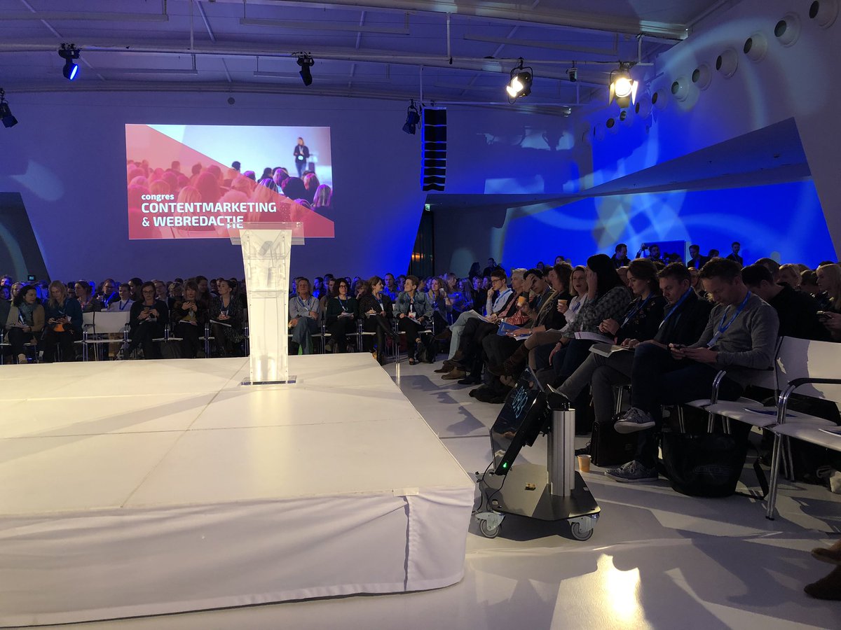 Volle bak! Verheug me op congres Contentmarketing en Webredactie 2019. #cmw19