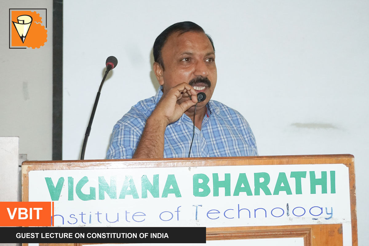 VBITHYD's tweet photo. Enlightening session on creating law-abiding citizens discussed through a guest lecture delivered by Dr G.Prabhakar Reddy, Senior faculty, RC Reddy circle
Visit us: https://t.co/mJ76l4OB8c
#VBIT #CreatingLawAbidingCitizens #EnlighteningSession #GuestLecture https://t.co/7IDbmKaNZZ