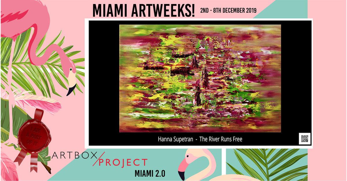 All set for  MIAMI ART Basel Artweek 2019, MIAMI , USA 😍❤🙏#artofhanna #artworkbyhanna #artworld #arts #artist #contemporaryarts #contemporaryartist #abstractart #abstractartist #investinarts