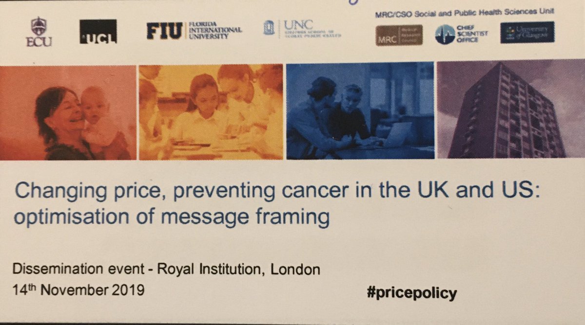 DavidIConway's tweet photo. Really looking forward to our discussion/dissemination event on framing public health #pricepolicy today @CRUK_Policy @Joseph_GL_Lee @rach_carey @ElisaTruccoPhD @christina_nutri @HiltonShona @julie_cristello https://t.co/1RYDoco9bD
