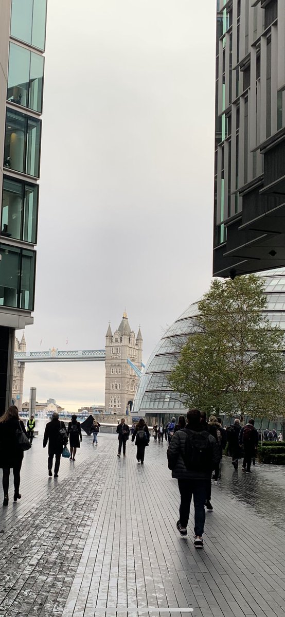 Morning commute ... love this view #MoreLondon