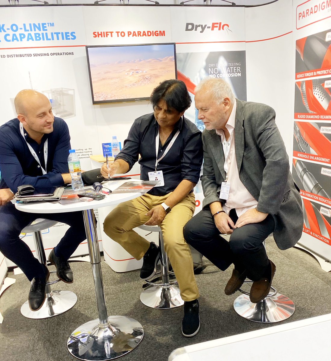 ParadigmGroupBV's tweet photo. We’re having a productive last day at #ADIPEC #IRO #Dutchpavilion #Hall11 #Stand11325 #transformingoilfieldtechnology https://t.co/PvFOCrRK5t