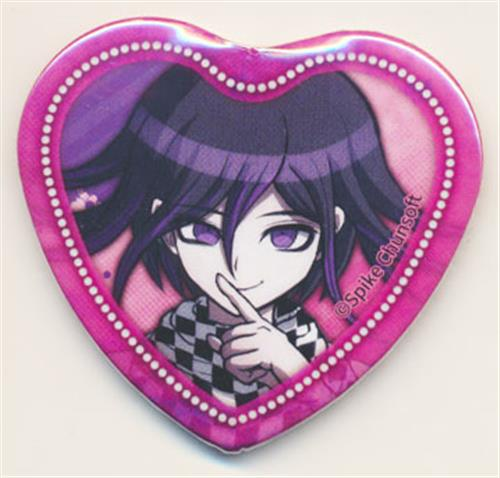 ニューダンガンロンパV3 照れ顔ハート缶バッジ王馬小吉