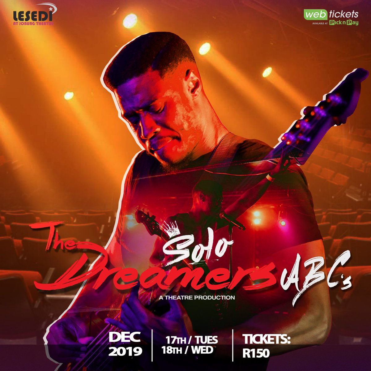 #TheDreamersABCs is a theatrical depiction of my Dreams Trilogy, "Dreams.A.Plenty", "Dreams.B.Plenty" and "C.Plenty.Dreams". A collaboration between myself, the <a href="/BETRgang_/">Betr Gang</a> and the <a href="/joburgtheatre/">Joburg Theatre</a>. With live music, actors and dancers, we're bringing the entire story to life 🙏🏾