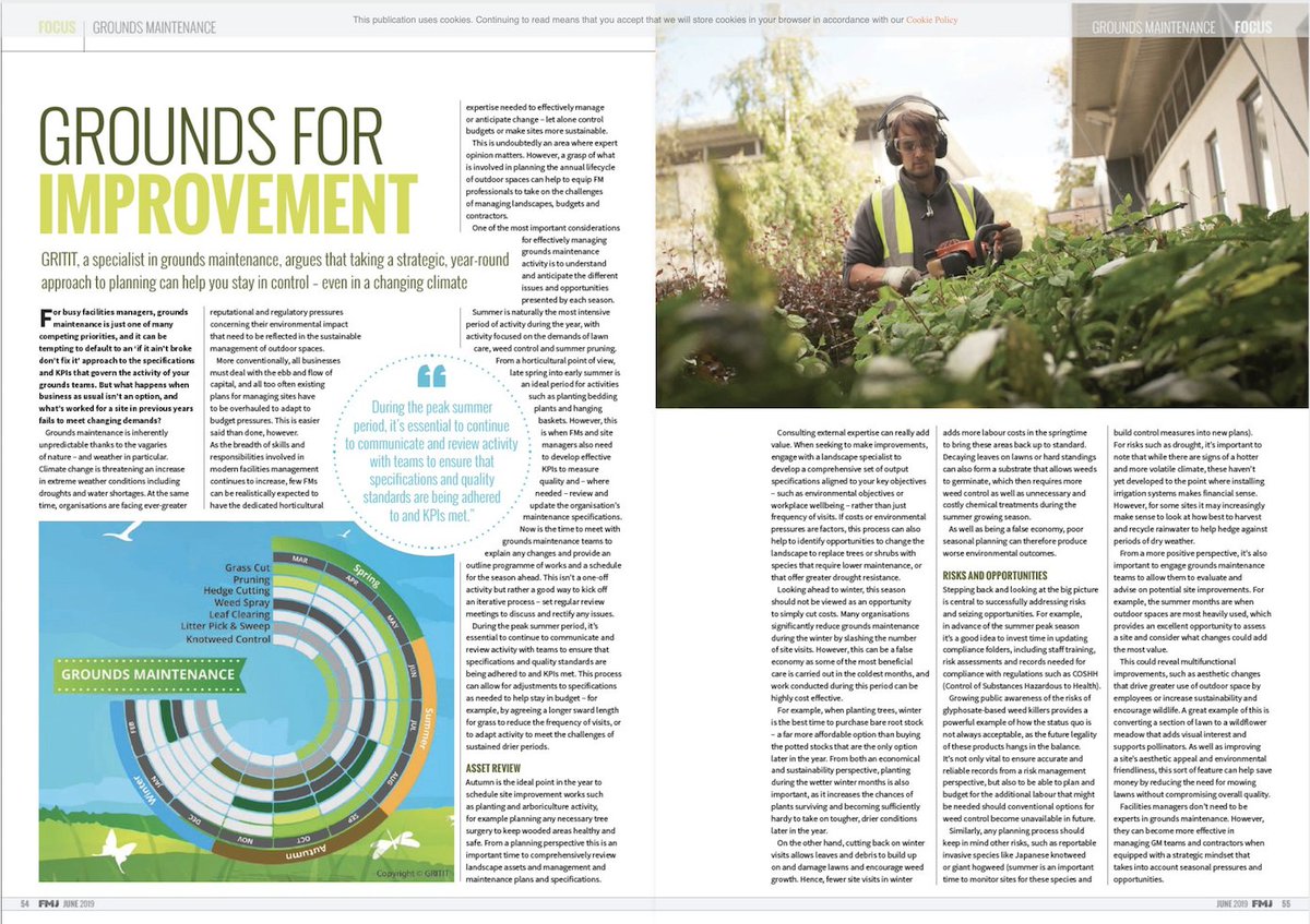 deferouk's tweet image. So far this year, we have secured more than £100k worth of media coverage for our client GRITIT, covering issues such as winter gritting, grounds maintenance, technology and compliance....not bad eh?!