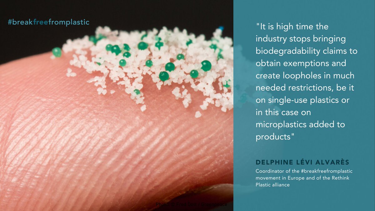 brkfreeplastic's tweet photo. Europe needs to take strong action on microplastics. 💪

Along with 32 NGOs we have sent our letter and position to European Environment Ministers calling for microplastic restrictions free from loopholes or delays. 

Check it out 👉 https://t.co/8lx4Y3oQSc

#breakfreefromplastic https://t.co/LsJeZin3HQ