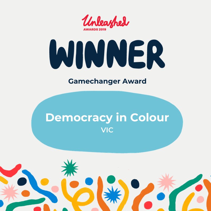 fya_org's tweet image. The winner of the final award - the Gamechanger Award - at #unleashedawards 2019 is #Democracy in Colour! Founder Tim Lo Surdo leaving the crowd with some hard home truths about #Indigenous Australia and our need to act, now. Presented by Eva MacKinley of The Last Straw 🙌🏽
