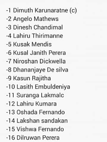 Srilankan Cricket Team's test squad for the series against Pakistan 👇#Srilanka #Cricket @OfficialSLC #Test #Squad #Pakistan @TheRealPCB #PCB #PAKvsSL