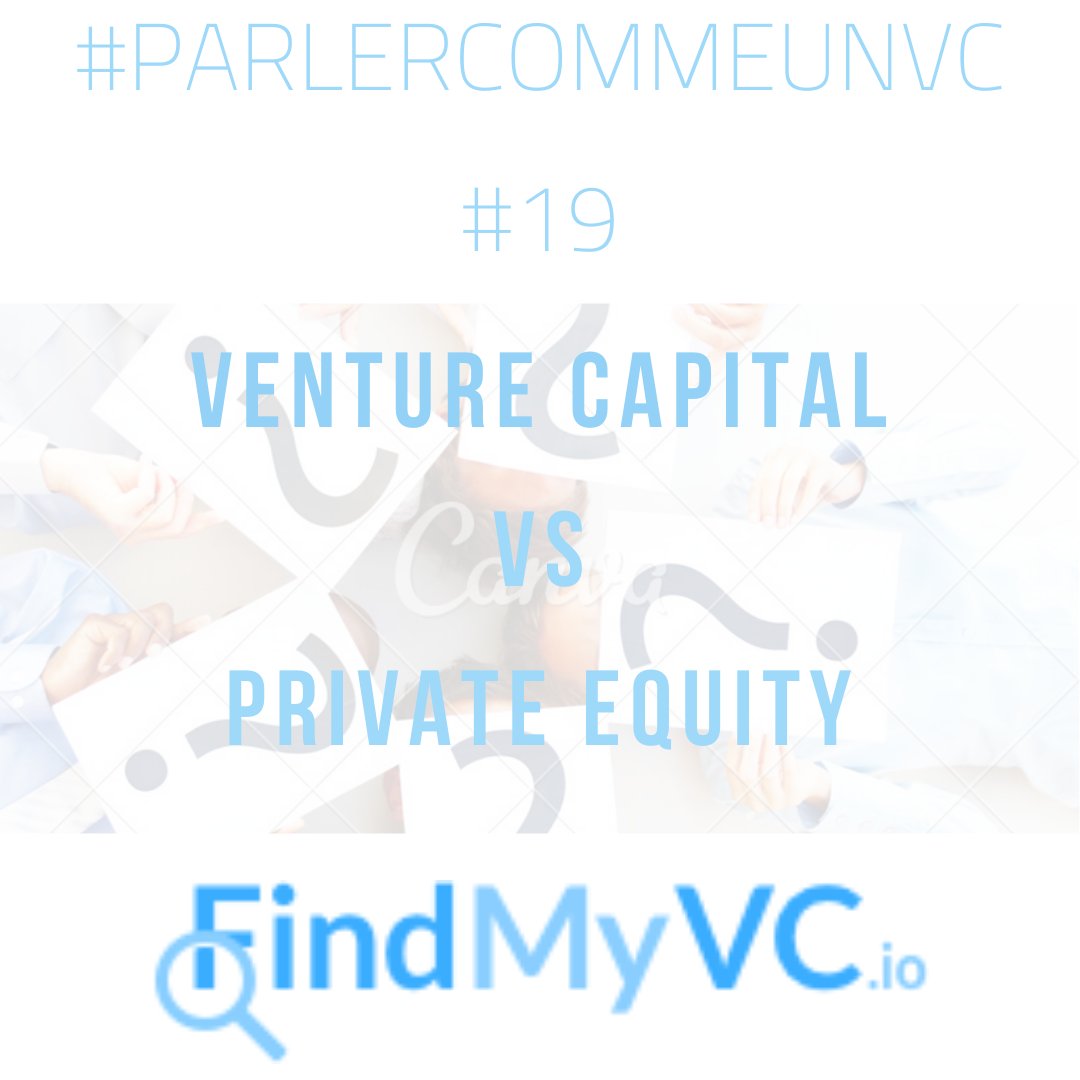 findmyvc's tweet photo. #parlercommeunvc
Aujourd’hui, retour aux sources : #VentureCapital vs #PrivateEquity 
Nous avons observé que ces notions sont souvent confondues puisqu’il s’agit de 2 fonds investissant dans des 🏢 non cotées en #Bourse, et poursuivant le même but de #revente avec plus-value. https://t.co/STcXNQ7yiN