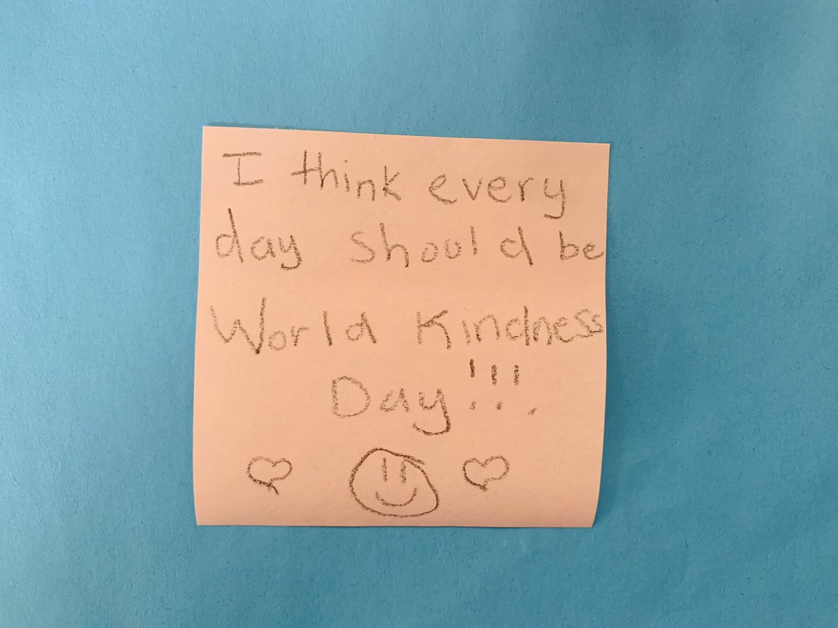 I think this sweet friend is on to something! ❤️#WorldKindnessDay #CoolToBeKind #spreadkindness