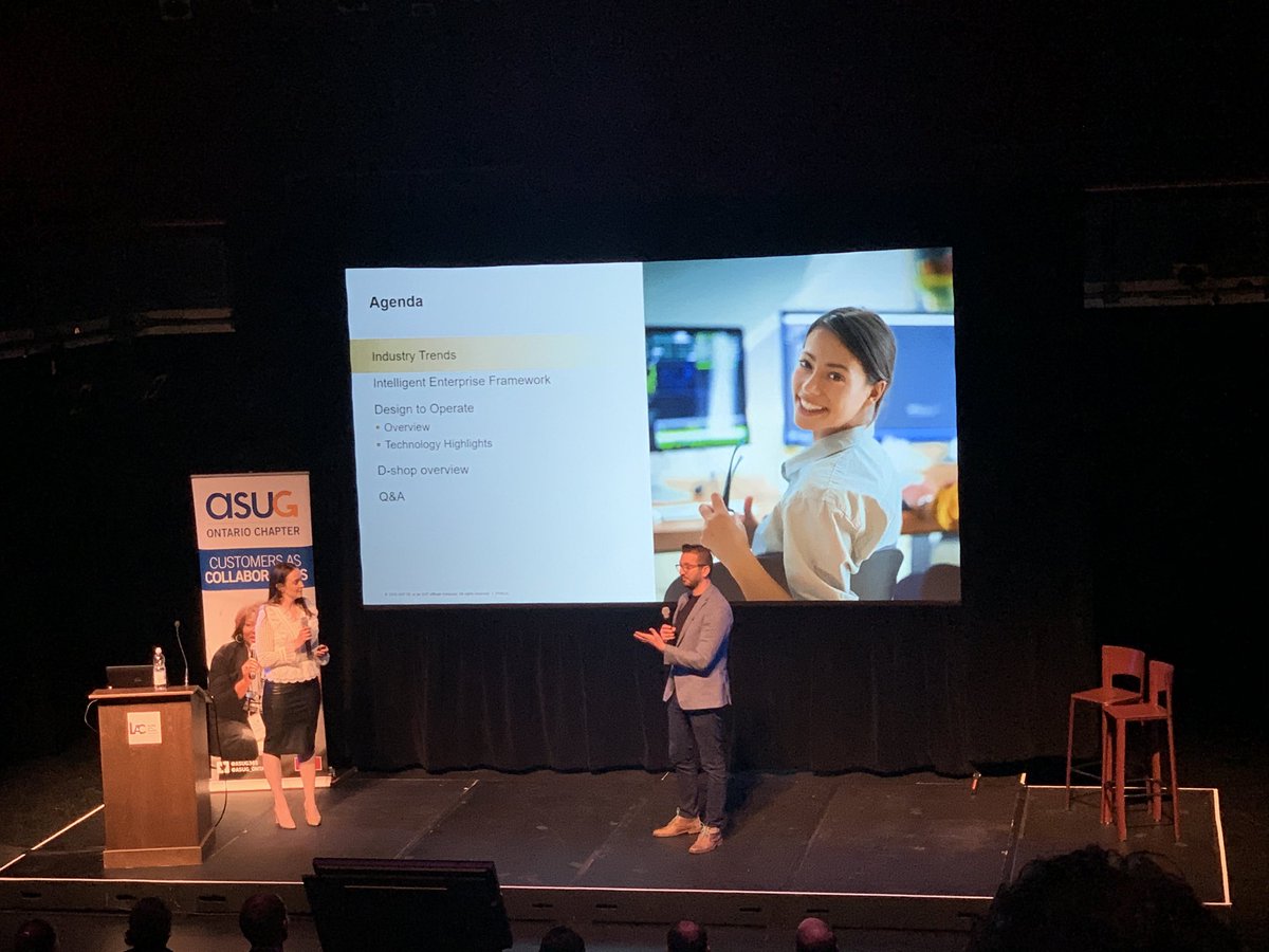 PRASHANTMJ's tweet image. ⁦@ASUG_Ontario⁩ #Sap presenting D-Shop #digital supply chain