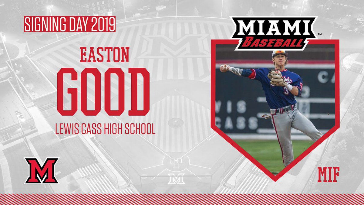 MiamiOHBaseball's tweet photo. Welcome to the Family, Easton! #LoveAndHonor https://t.co/IMDzTd6GJl