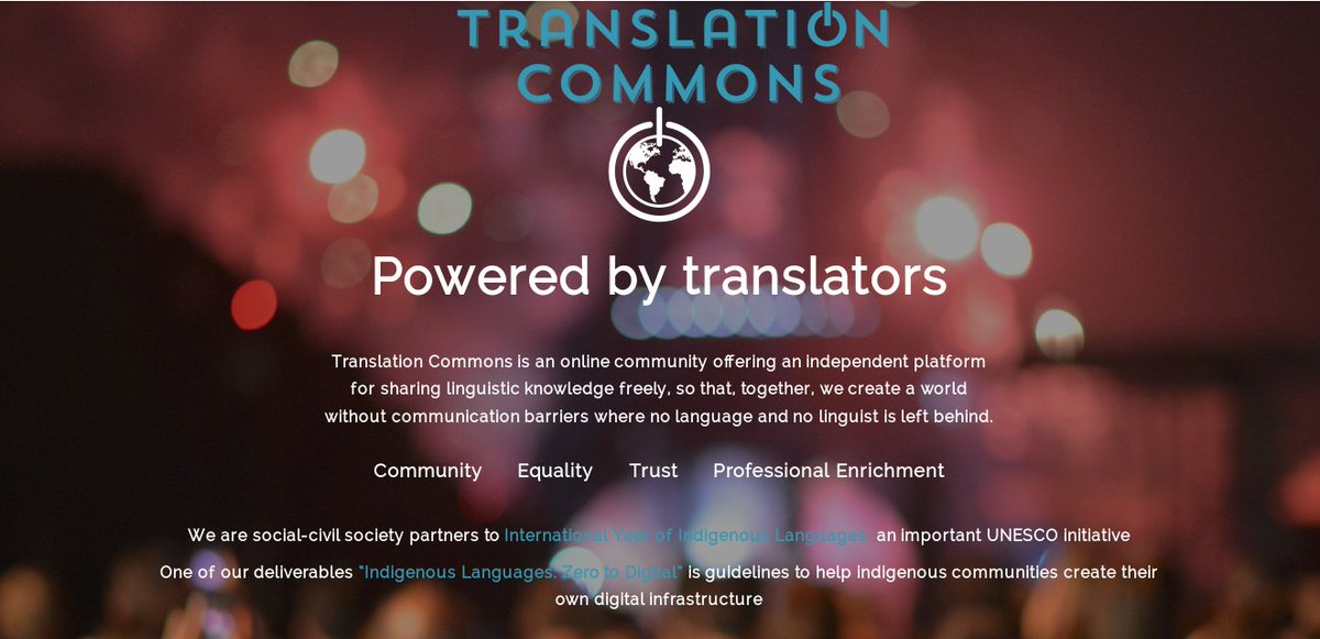 Prompsit's tweet image. TranslationCommons is a free/open-source translating platform, which include different translating tools translationcommons.org #translationcommons #translatortraining #translationtech #TranslationCommons #xl8 #t9n