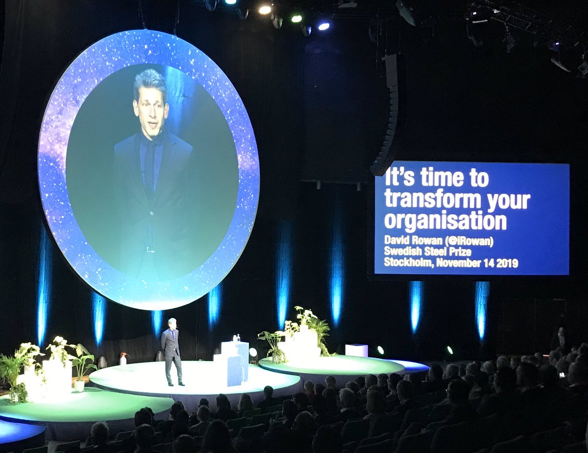 Modoratorosta's tweet photo. ”New tech is coming. If you ignore it you will be left behind!” @iRowan #ssab #steelprize https://t.co/CWI0RpGjWr