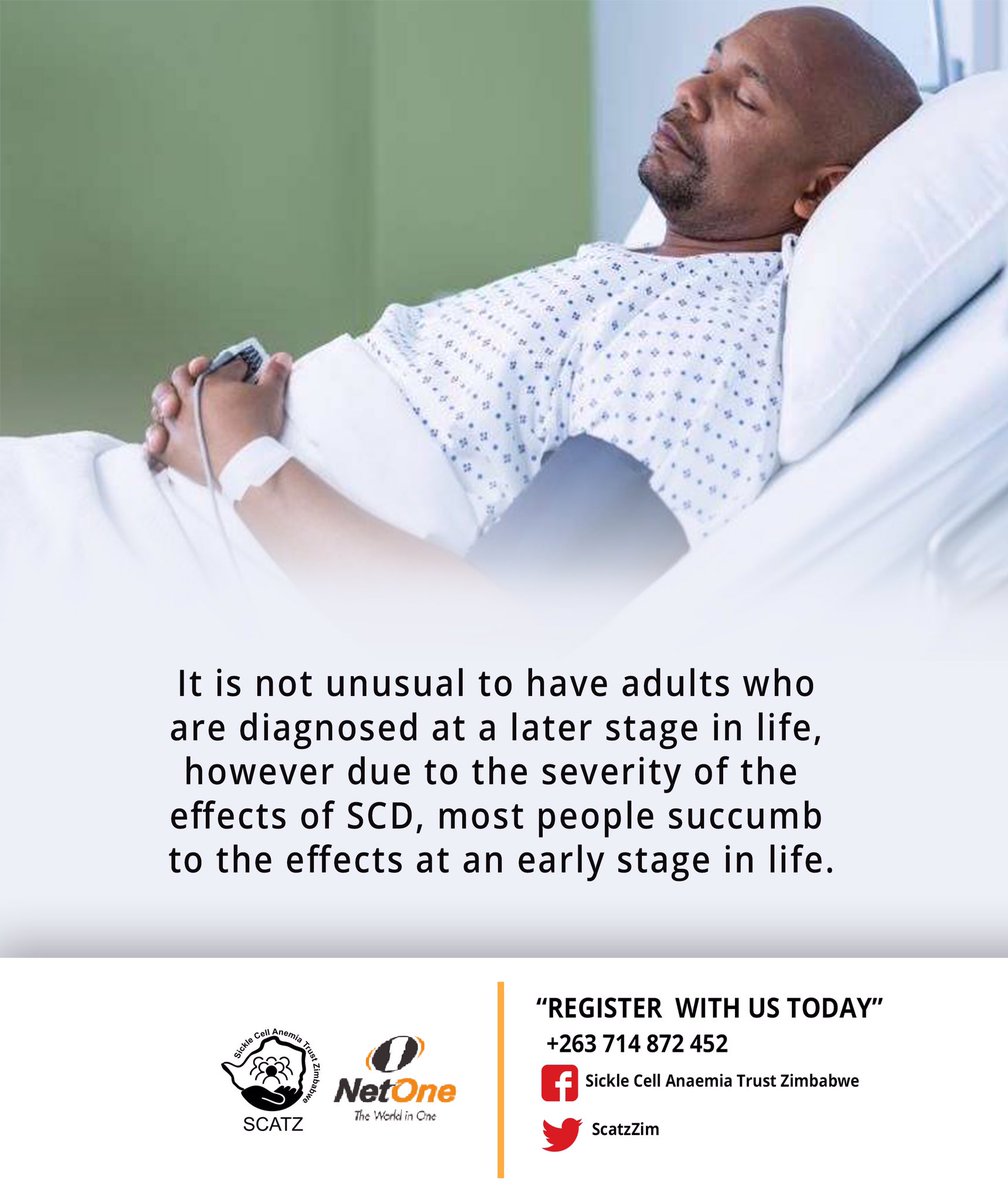 ScatzZim's tweet photo. There seems to be an attention bias towards Paediatric cases of SCD probably due to the fact that diagnoses are usually amongst children. As a result, there is need to encourage more focus and resources to management &amp; research on the adult experience of SCD. @MoHCCZim @Memej99 https://t.co/fblZe7rPoM