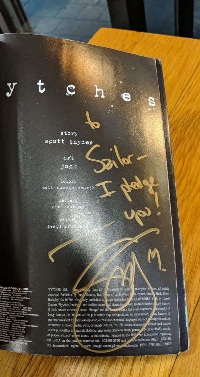 James Parrish (@jamesparrish355) on Twitter photo Had a blast at the Undiscovered Country signing at Midtown Comics with <a href="/Ssnyder1835/">Scott Snyder</a> and <a href="/CharlesSoule/">Charles Soule</a> last week! I got to get a few of my favorite works by them signed and give the creator who inspired me to write a copy of my comic! Had a blast at the Undiscovered Country signing at Midtown Comics with <a href="/Ssnyder1835/">Scott Snyder</a> and <a href="/CharlesSoule/">Charles Soule</a> last week! I got to get a few of my favorite works by them signed and give the creator who inspired me to write a copy of my comic!