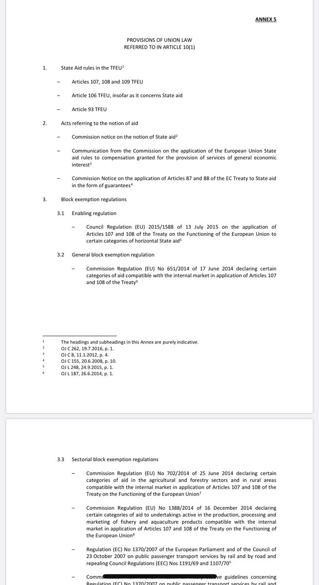 An under-reported aspect of the new NI protocol. Article 10 and Annex 5 apply the full panoply of EU State aid rules (the law; its application by the Commission and ECJ; enforceability in the UK courts) to *the United Kingdom* in perpetuity.