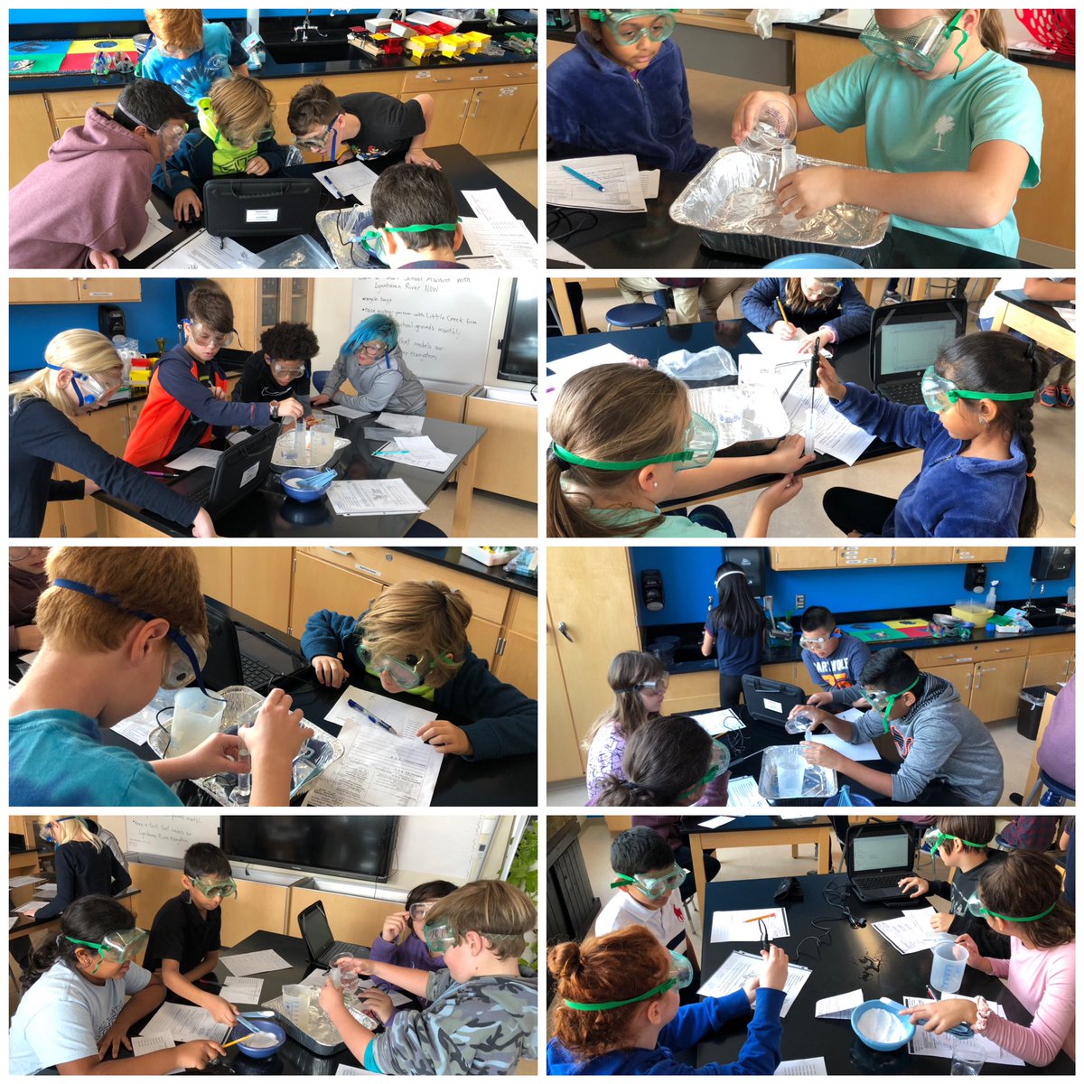 Students are exploring temperature changes that result from a chemical reaction in this Cool Reaction Lab.