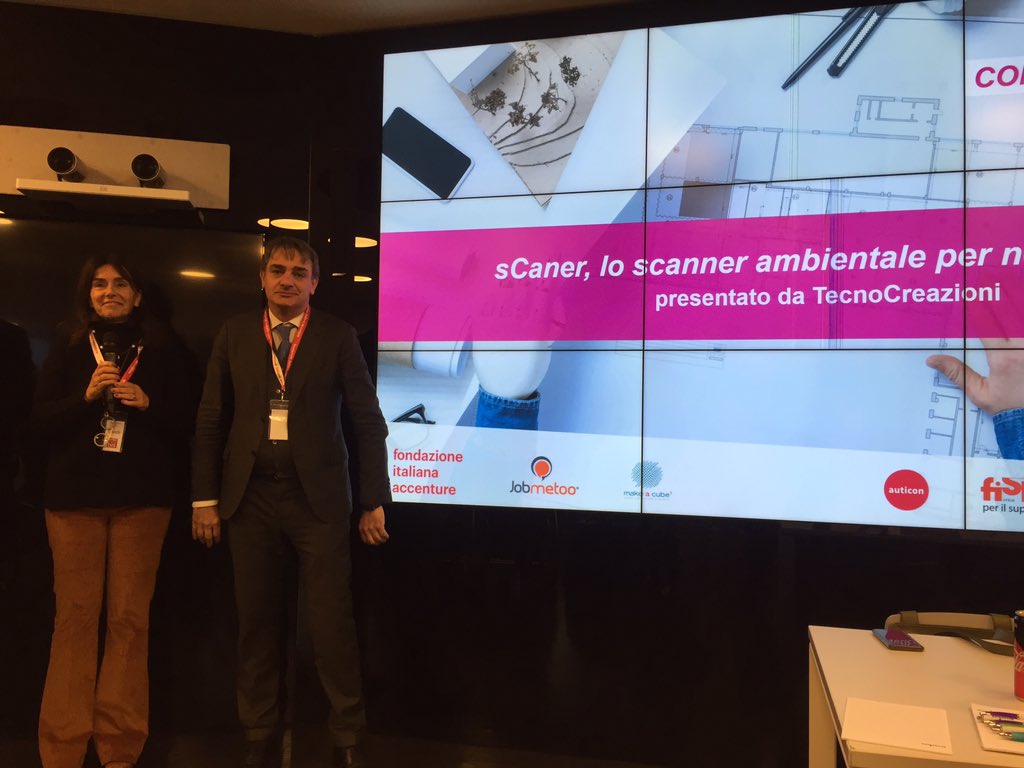 robertaculella's tweet photo. I vincitori della prima edizione del concorso di #MoreThanDIS sono: Kimap, SCaner e Tactee! @FondAccenture @jobmetoo @makeacube https://t.co/HGLdAMWPnR