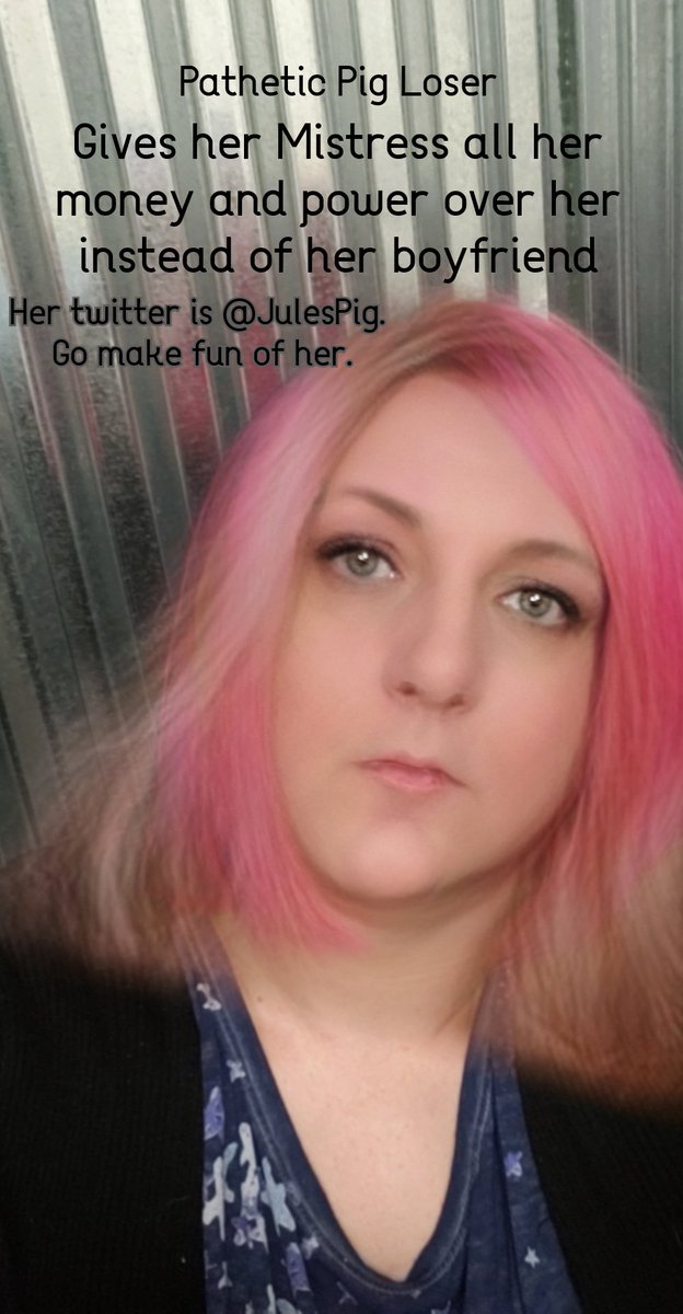 GoddessJules5's tweet photo. She was in the mood to be humiliated. Sharing this on here will help do so. Feel free to comment making fun of her. 
#humiliation #finsub #slave #Iownyou #findomslaves #findommegoddess #FinDom https://t.co/ql3uQoT7nU