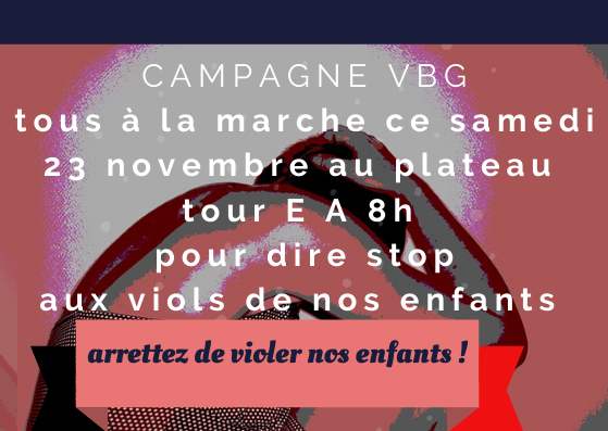 tous le 23 novembre a la marche pour dénoncer tous ces viols
#femomedias
#RFI
@mariamsorelle