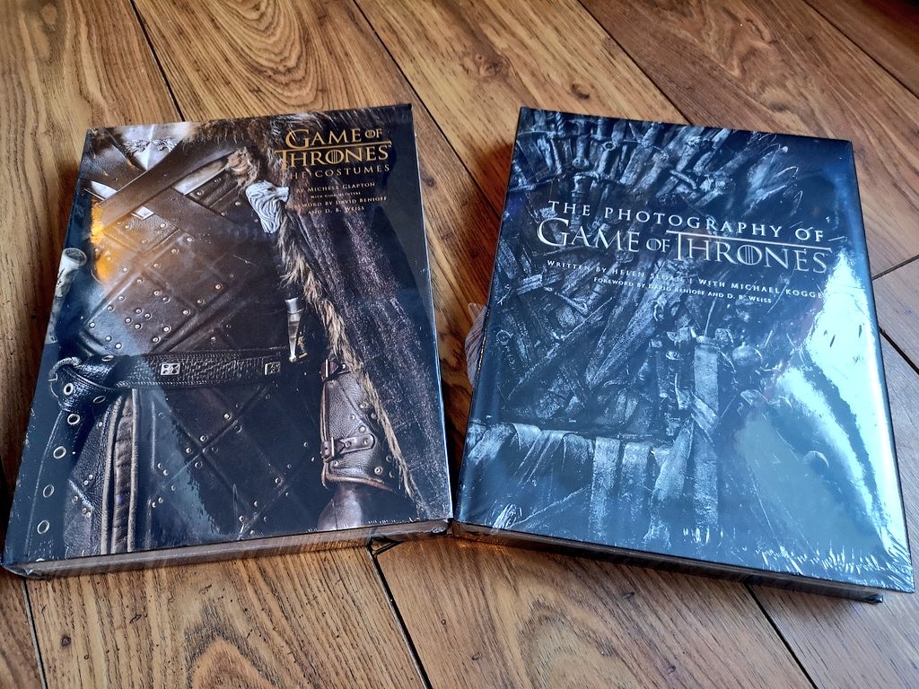 I ordered these in March. I got the storyboard book delivered in June &amp; these 2 (costume &amp; photography) arrived today. I ordered the art book too, which was supposed to be here today, but it's been delayed. I can't wait to brew a coffee, peel off the protective plastic &amp; dive in!