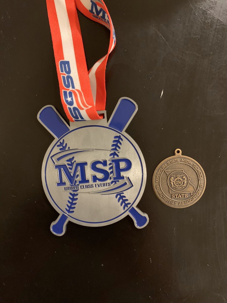 4/7 In 1994 my HS FB team won a state championship and they gave us a medal (right)In 2019 my 7 yo son’s team took 3rd place at a fall weekend tournament and they gave him a medal (left) 