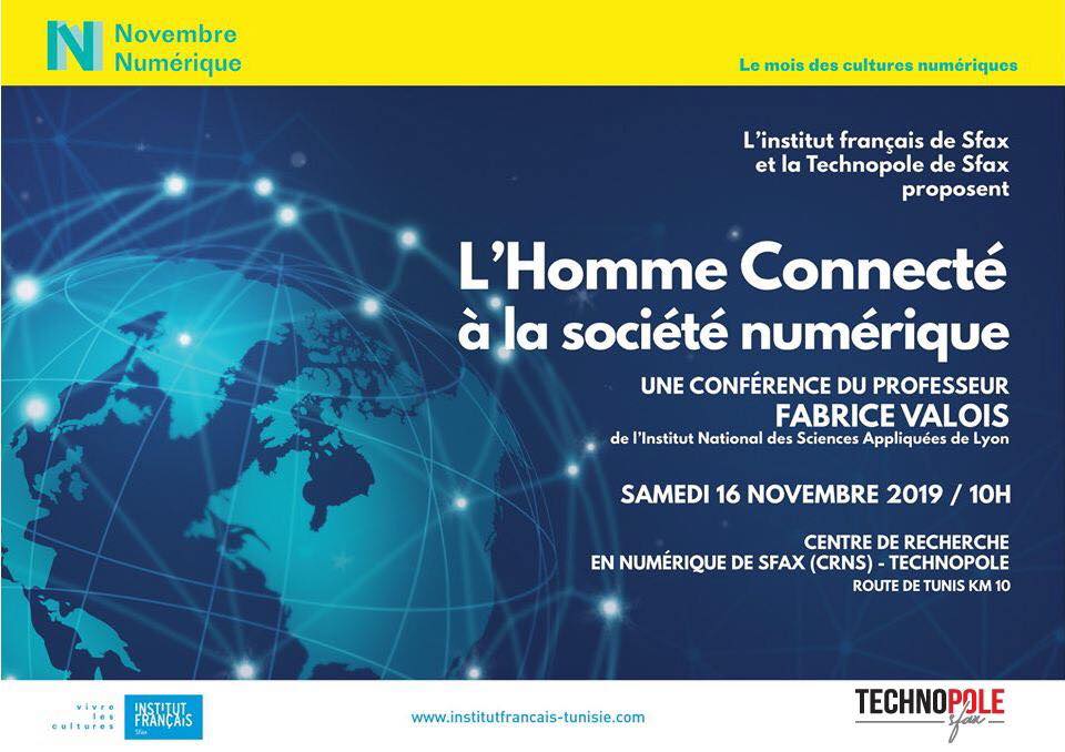 Pour changer des réseaux self-deployables, pour changer des réseaux et de l’IoT, voire même  pour changer du temps gris, froid et pluvieux, vous pouvez passer par Sfax, j’ai deux ou trois choses à raconter :-)
<a href="/MDF_Sfax/">MaisondeFrance Sfax</a> <a href="/insadelyon/">INSA Lyon</a>