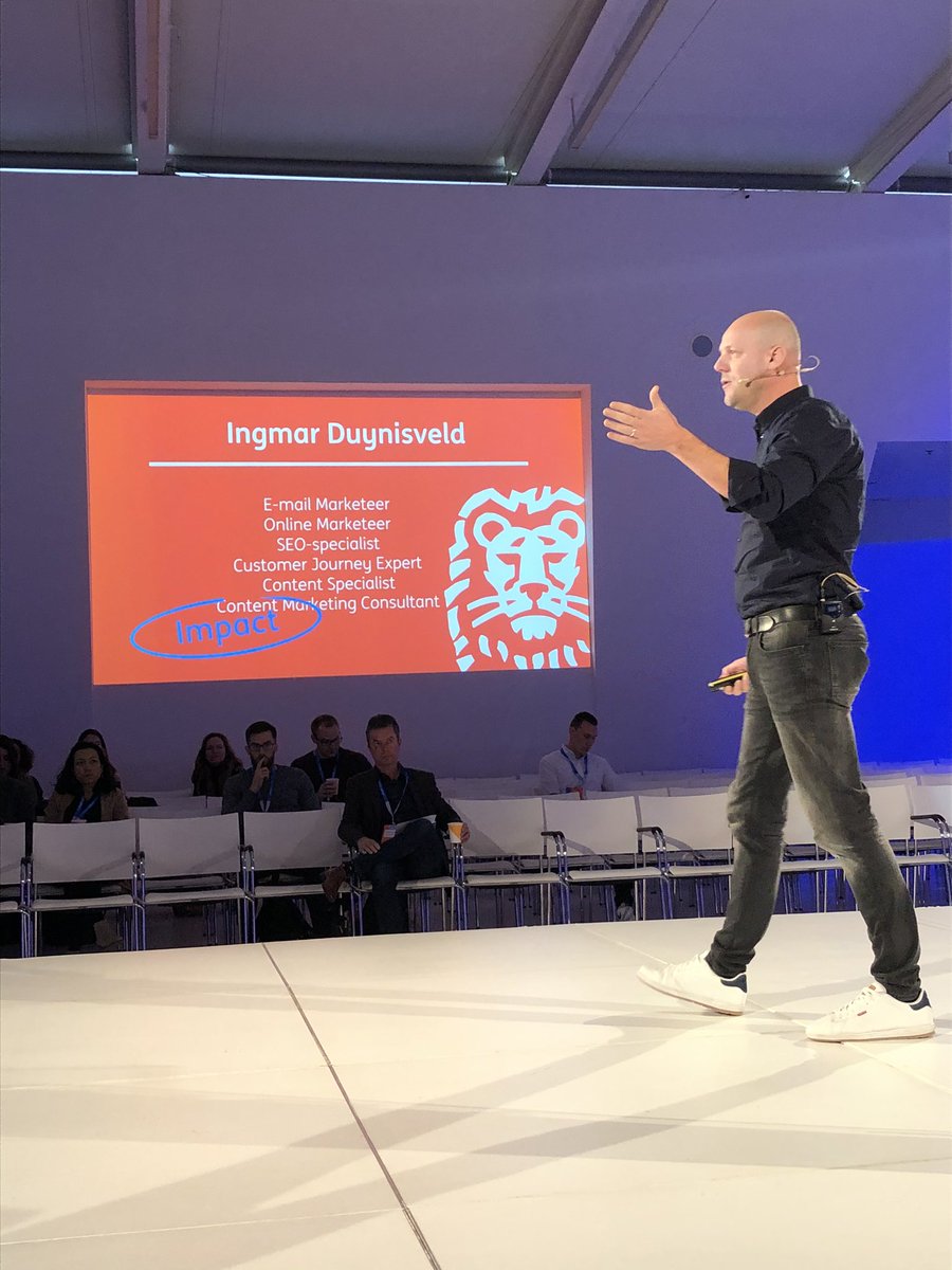 Hoe manage je de content van je website met meerdere redacteuren? Customer journey expert Ingmar Duynisveld van de <a href="/INGnl/">ING Nederland</a> bank vertelt. ‘Niet iedereen is zo’n goede copywriter. Je krijgt verschil in kwaliteit.’ Goede trainingen, instructies en begeleiding zijn een must. #cmw19