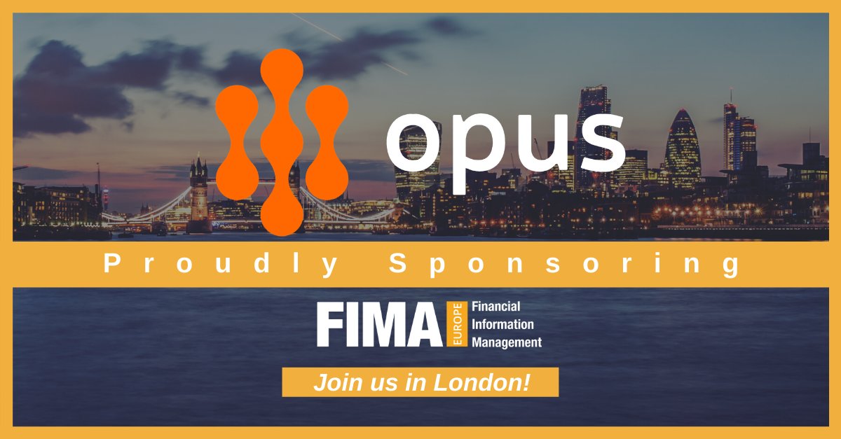 opus's tweet image. Eliminate data silos. 

Opus matches and synchronizes internal &amp;amp; external data so downstream business users have a single view of clean, accurate data. 

Visit Stand #1 at #FIMAEurope or click here for more: bit.ly/2KmWu0y