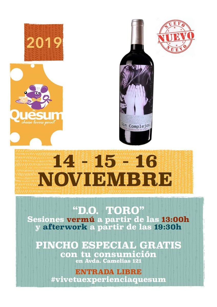 ¿Te apetece terminar la semana de una forma diferente? Ven a nuestra sala degustación en Tienda Quesum y disfruta
#quesum #tuqueseriaenvigo #quesosvigo #maridajes #delicatessen #bodegaquesum #vivetuexperienciaquesum