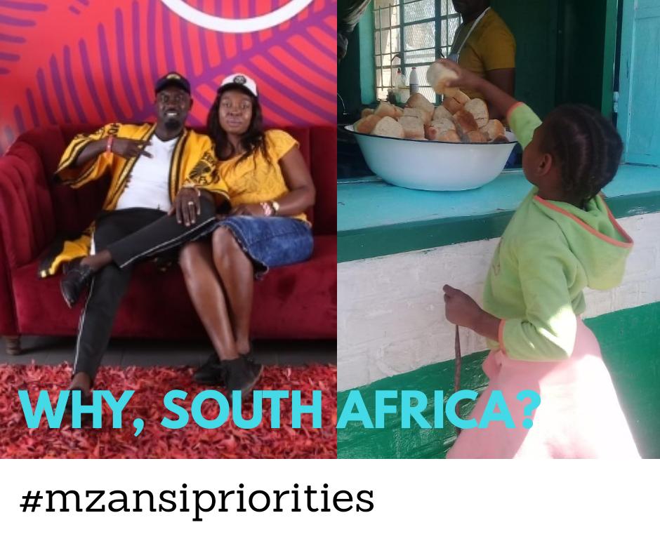 Twitter goes mental &amp; R2m is raised for a wedding. When you ask for donations to help feed 200 kids per day after our soup kitchen lost everything in a robbery.. Nothing!
It's not Ubuntu. Its marketing! Viral social media bandwagon exposure.
#mzansipriorities