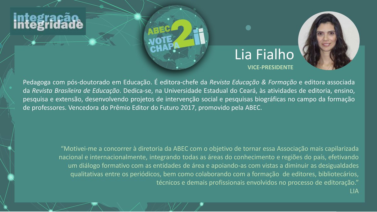 acaointegridade's tweet photo. Eleições @ABECBrasil, 25 a 29 de novembro!
#abecbrasil #abec https://t.co/AjS7WsRT6S