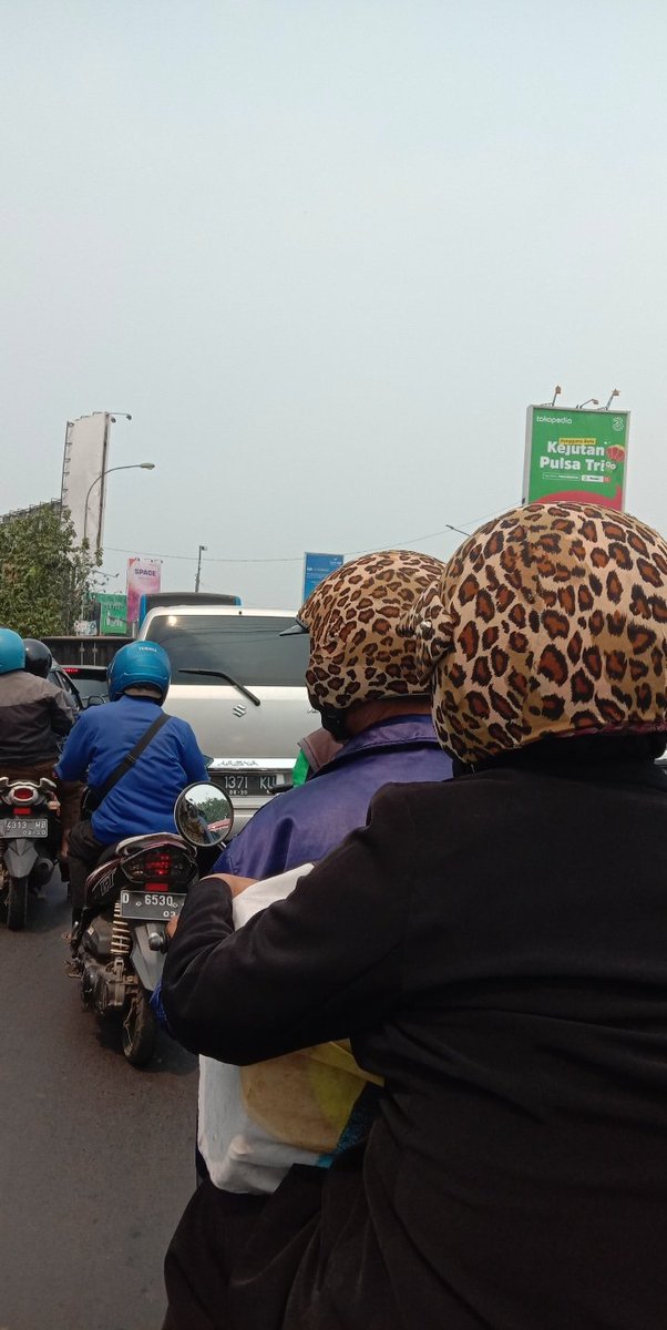 viral helm unik Kalau dari tadi perabotan rumah, ini juga ada helm unik yang menggemaskan.