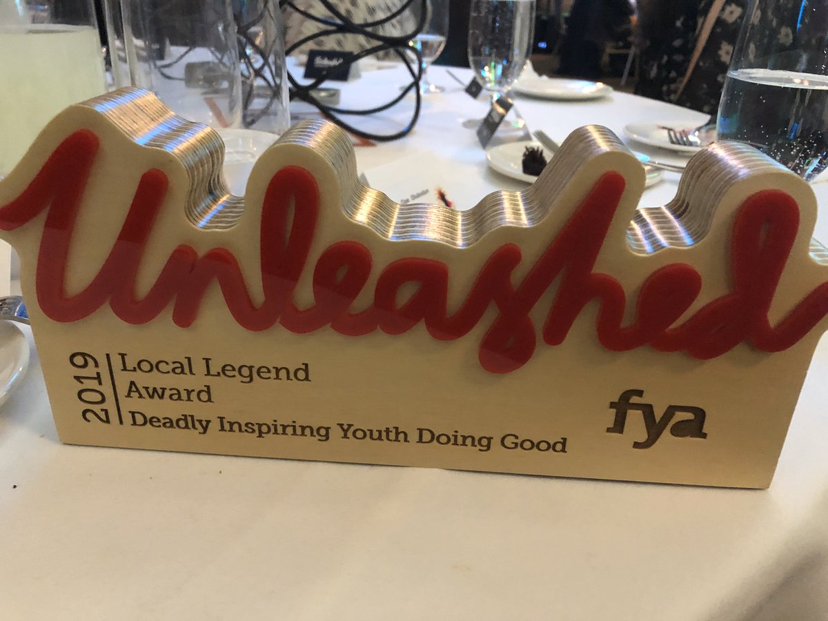 I’m so grateful to be leading a team of passionate amazing volunteers that believe in our vision of helping young people discover their power to make a difference ✊🏾💯❤️ This is for my DIYDG Family #diydgfams #love #unleashedawards2019 <a href="/fya_org/">FYA</a> <a href="/DIYDGmob/">Deadly Inspiring Youth Doing Good</a>