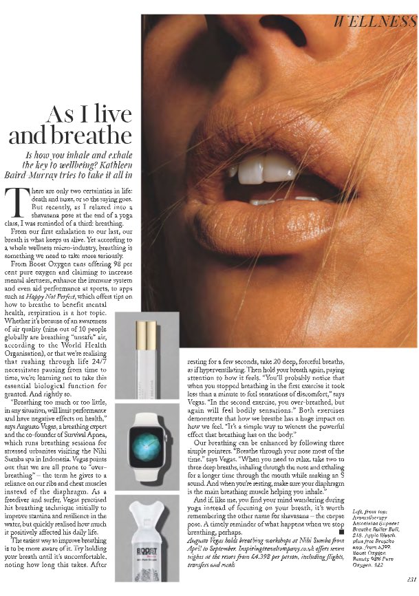 #BoostOxygenBeauty <a href="/BritishVogue/">British Vogue</a> #beautyandwellness #breathableskincare #oxygentherapy #aromatherapy #oxygenate