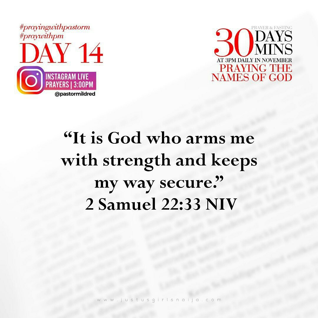 _JustUsGirls_'s tweet photo. Day 14 - JEHOVAH MA’UZZI - the Lord is my strength. He is the strength of my life. Even when I feel like giving up (and there are many days like that) he has been my strength. He remains my strength 🙏🏼🙏🏼🙏🏼🙏🏼🙏🏼🙏🏼🙏🏼🙏🏼🙏🏼🙏🏼
#praywithpm #prayingwithpastorm https://t.co/jZTVzhCtrJ
