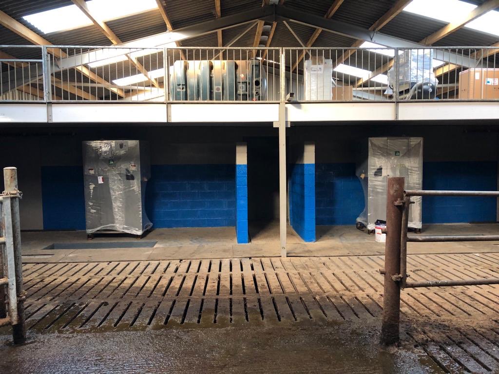 McCaskieLtd's tweet photo. Delivery day for our next #M2erlin install. 2 x @FullwoodPackoUK #m2erlin robots with a few toys and ice water cooling. #watchthisspace for updates. Looking forward to getting started on this. #teamdairy #mccaskie #onestopshop #happyfarmer #notjustafarmer https://t.co/H56BLZYwRb