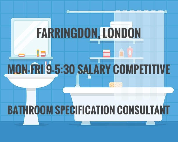Seeking a Bathroom Specification Consultant! Call Lucy today on 01235 606078 to find out more🛁

#JobHunt #DreamJob #FarringdonLondon #FarringdonJobs #BathroomConsultant #BathroomJob #LondonJobs