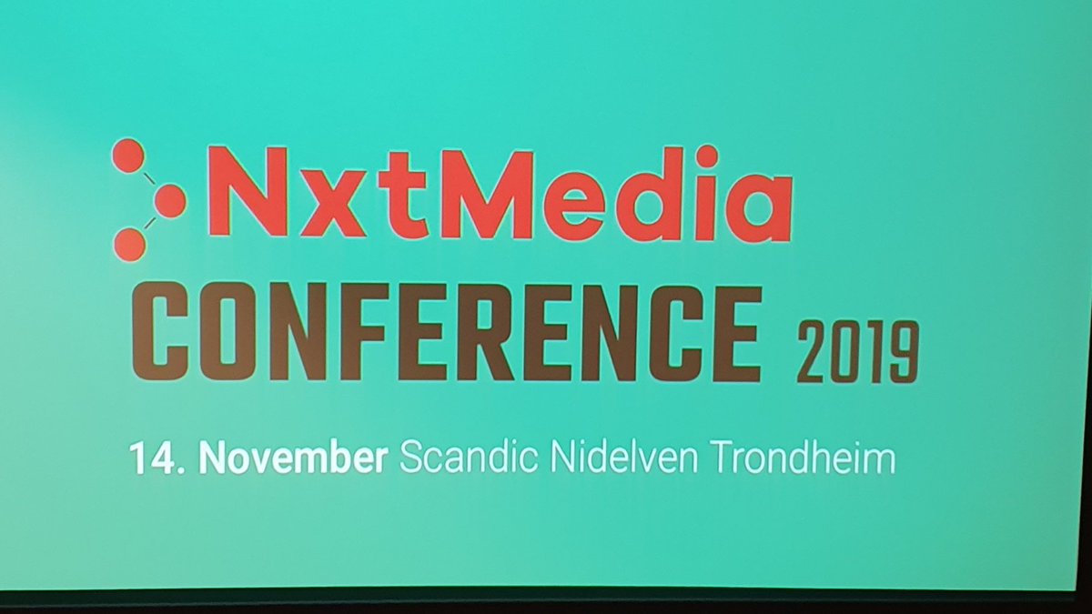 Great to be a part of #nxtmedia #trondheim today speaking for #CPNproject about the power and responsibility of personalisation and AI with <a href="/DigiCatapult/">Digital Catapult</a> via #wanifra